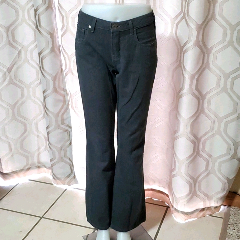 Silver jeans. Like new. Soft grey